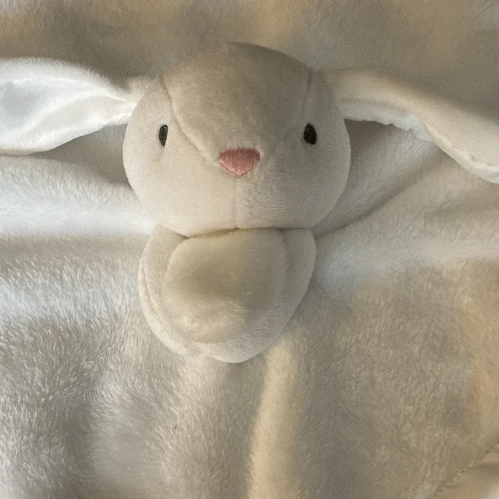 Carter's Just One You Bunny Lovey Security Blanket Plush Satin Soft